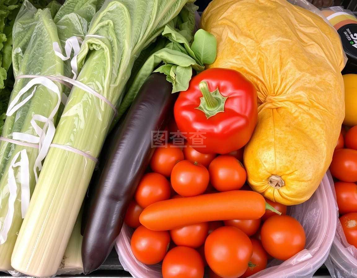新鲜蔬菜 来自田野的生命馈赠